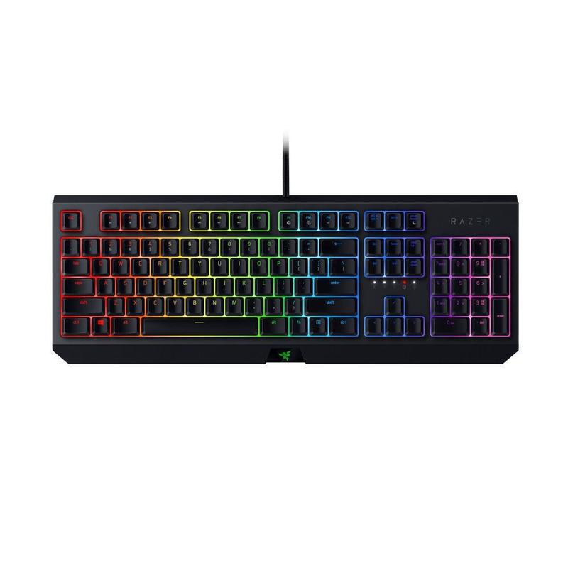 Teclado Gamer Razer Blackwidow RGB Mecânico US Switch Green RZ03
